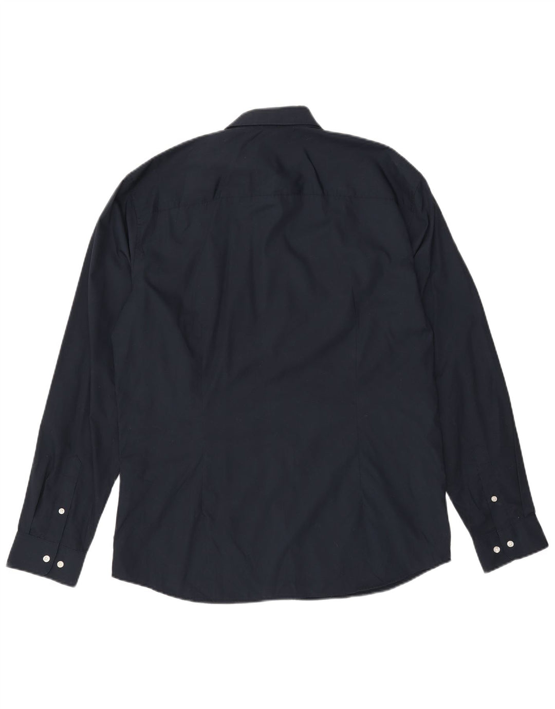 Мужская рубашка JACK & JONES XL темно-синяя, полиэстер