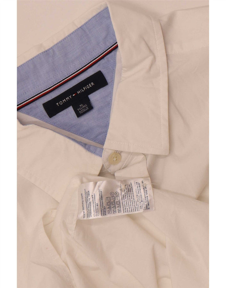 Мужская рубашка Tommy Hilfiger XL, белый хлопок