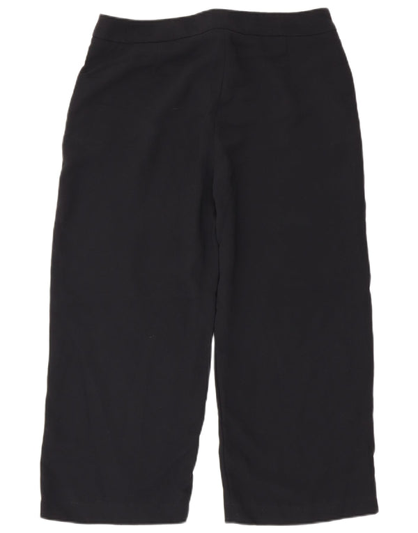 Женские укороченные брюки широкого кроя Hobbs UK 12 Medium W32 L24 Темно-синие