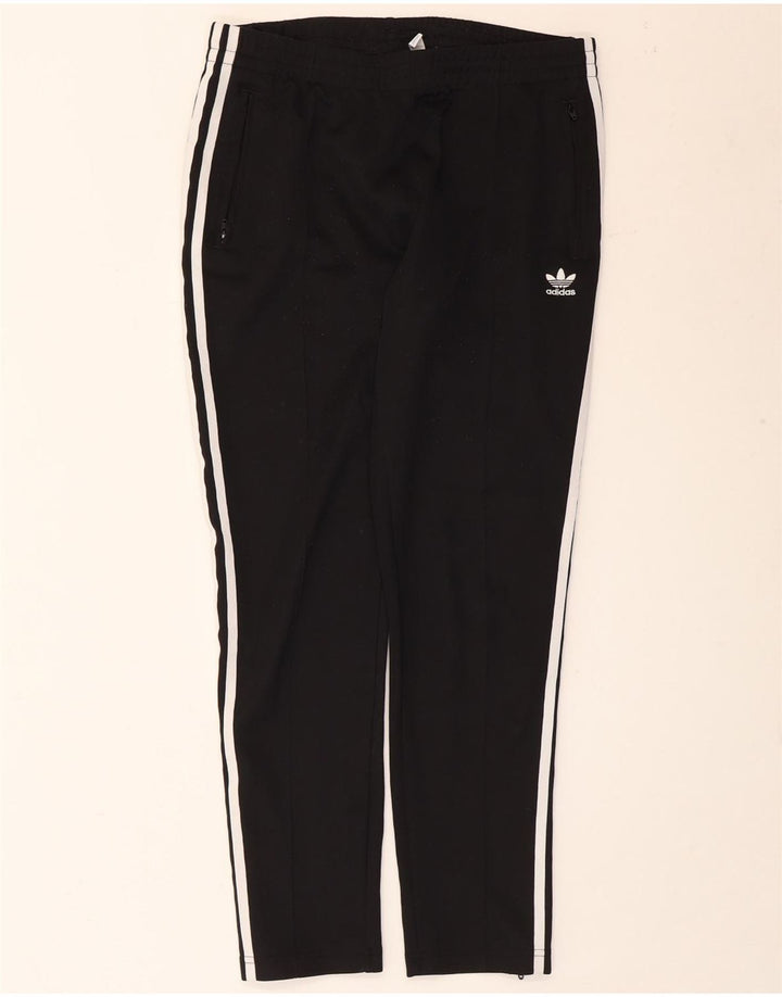 Женские спортивные брюки Adidas UK 14, средний черный, хлопок