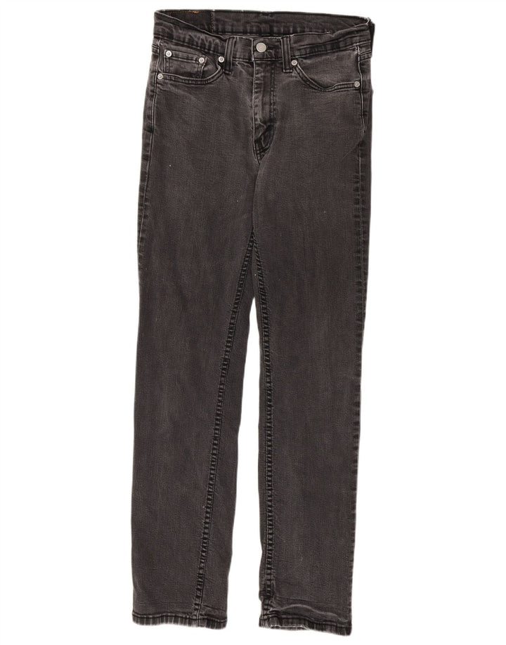 Мужские прямые джинсы Levi's 514 W30 L32 серые, хлопок