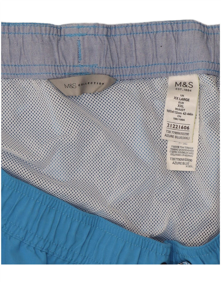 Мужские шорты для плавания Marks & Spencer 2XL, синие, полиэстер