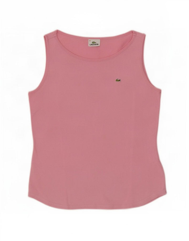 Женский жилет Lacoste, размер 44, большой, розовый, хлопок