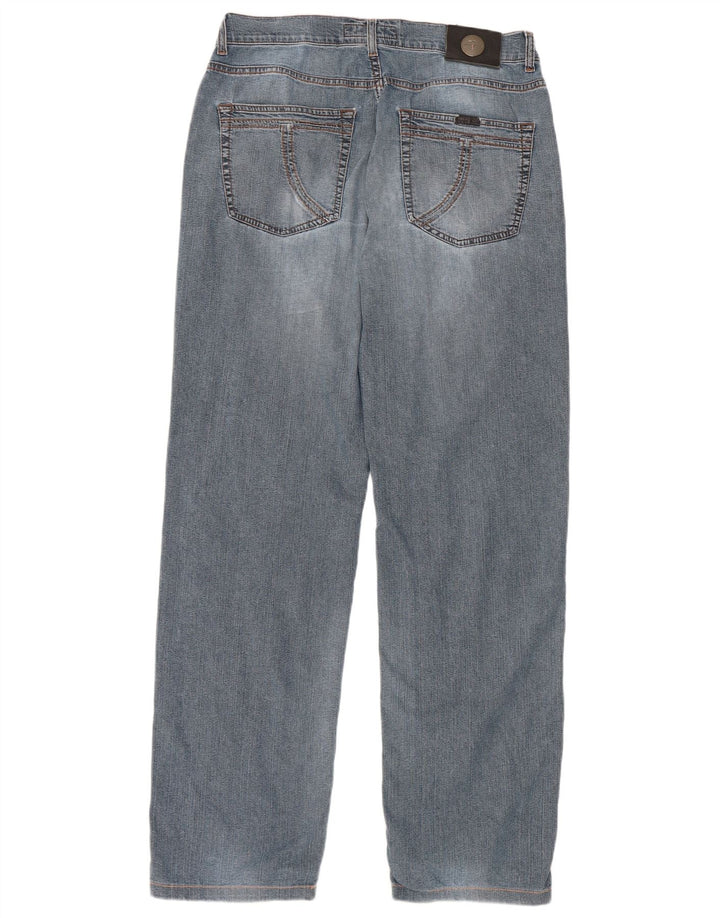 Мужские прямые джинсы Trussardi W34 L32 синие, хлопок