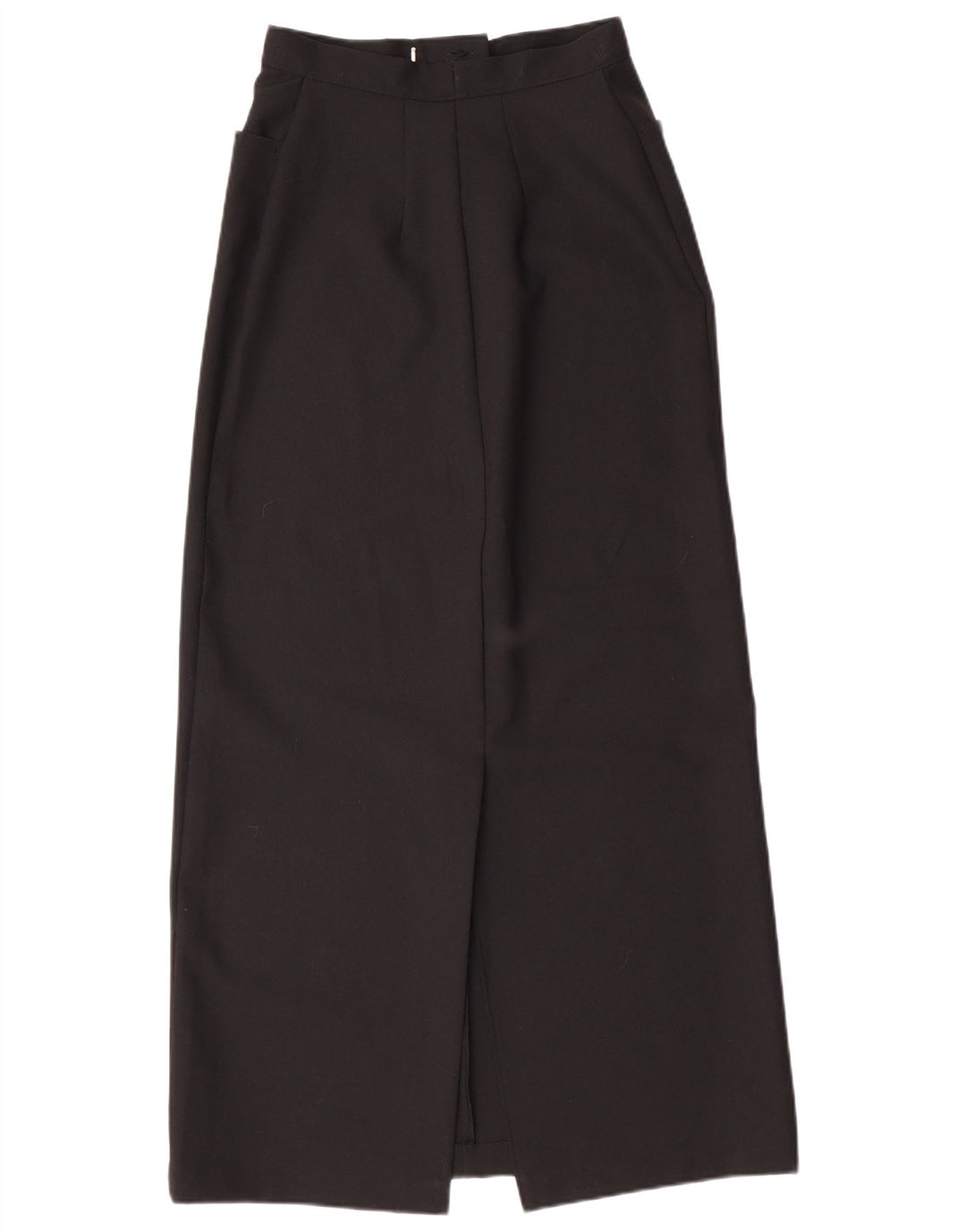 BENETTON Женская макси-юбка с высокой талией IT 44 Medium W25 Черный полиэстер