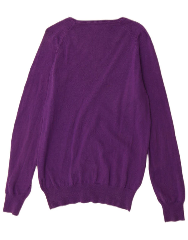 Женский кардиган Zara UK 18 XL, фиолетовый хлопок