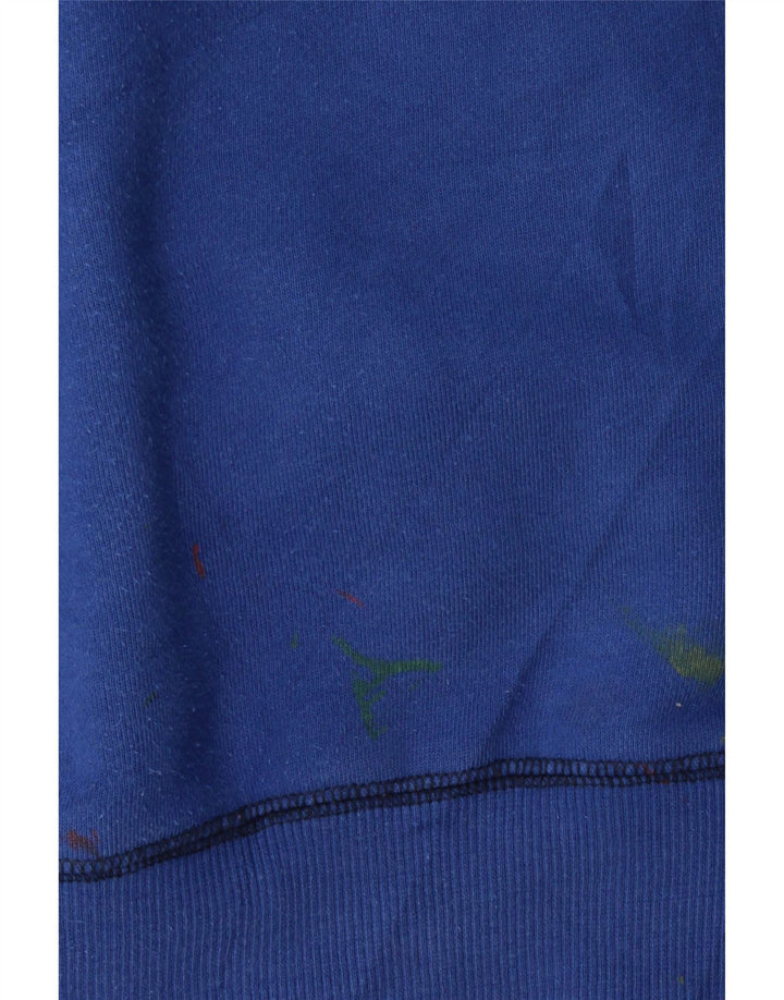 Мужской свитшот с рисунком FILA 2XL, синий хлопок