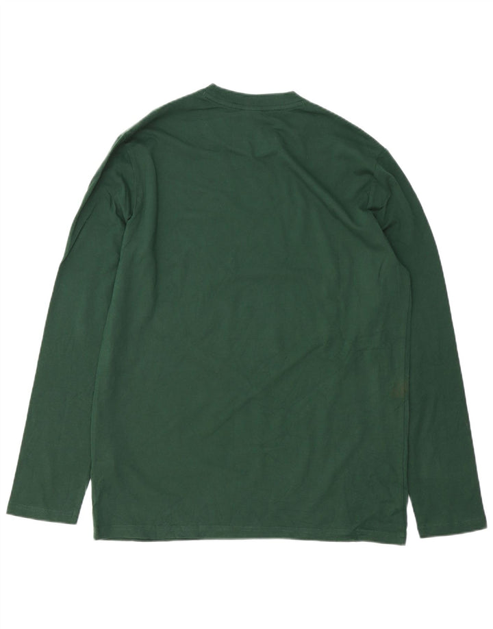 OAKLEY Мужской топ стандартного кроя с длинными рукавами, средний зеленый хлопок