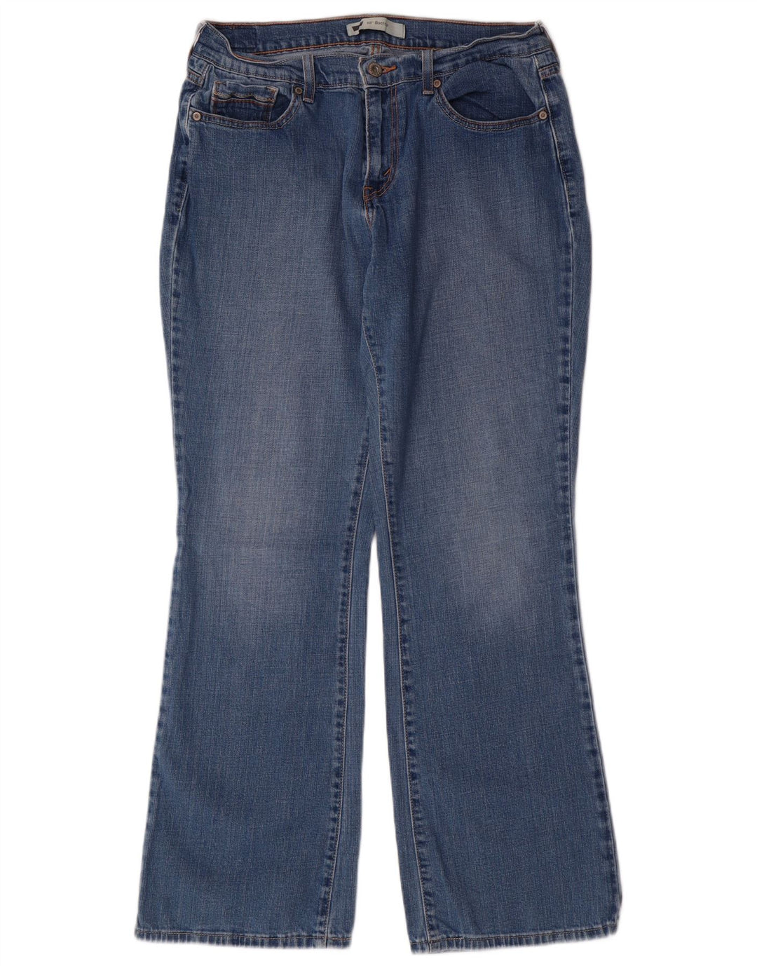 Женские джинсы Levi's 515 Bootcut, размер США 10, большие размеры W30 L32, синие классические хлопковые джинсы