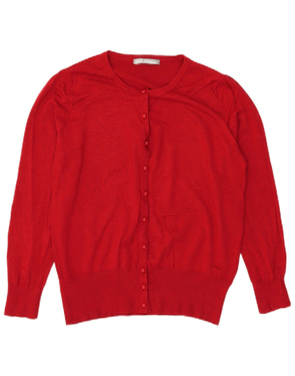 Женский кардиган Marks & Spencer UK 18 XL Красный вискоза