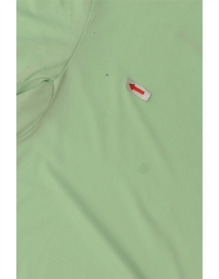 Мужская футболка Nike Dri Fit, маленький зеленый полиэстер