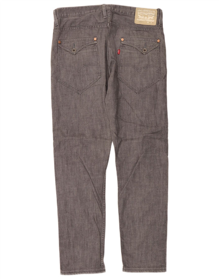 Мужские зауженные джинсы Levi's 508 W34 L32 Серые хлопковые