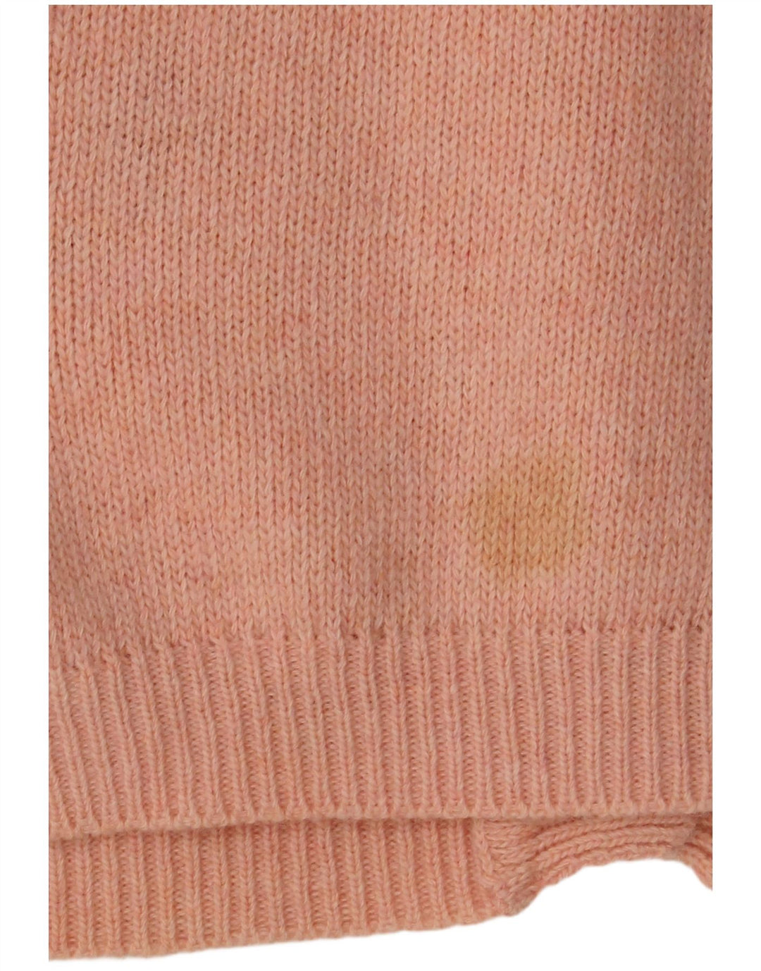 ВИНТАЖНЫЙ женский кардиган-свитер UK 16, большой розовый цветочный узор из шерсти