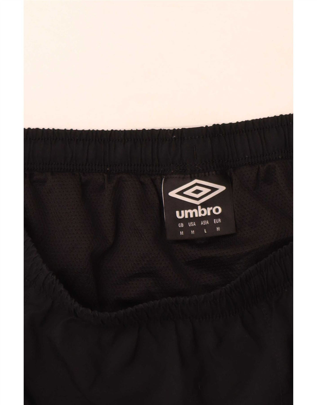Мужские спортивные шорты Umbro, средние черные из полиэстера