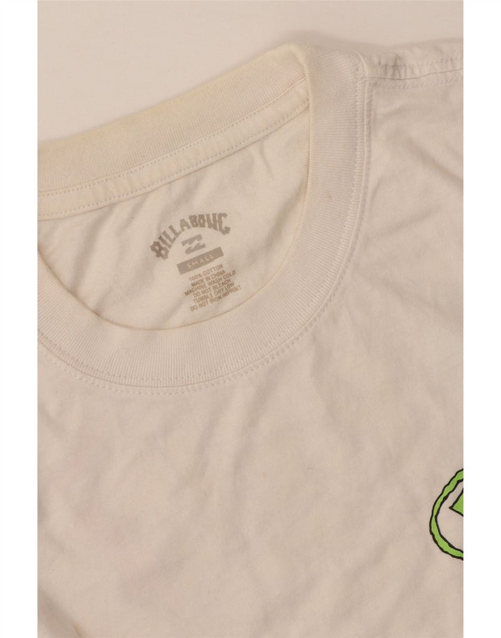 Billabong Мужская футболка с рисунком, маленький белый хлопок