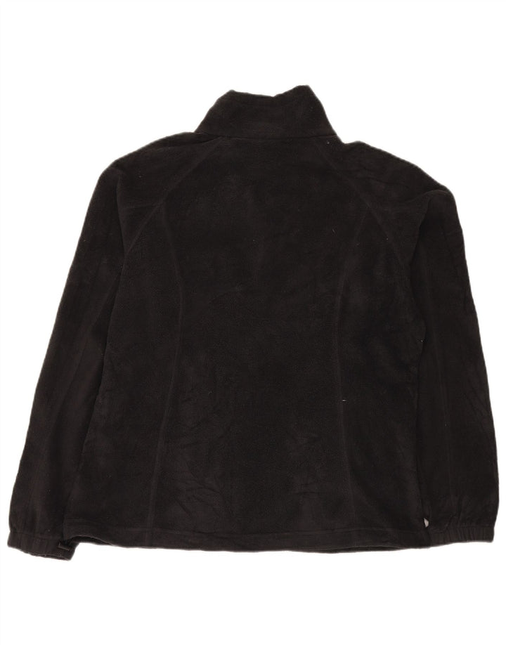 COLUMBIA Mens Fleece Jacket UK 40 Large Black Polyester