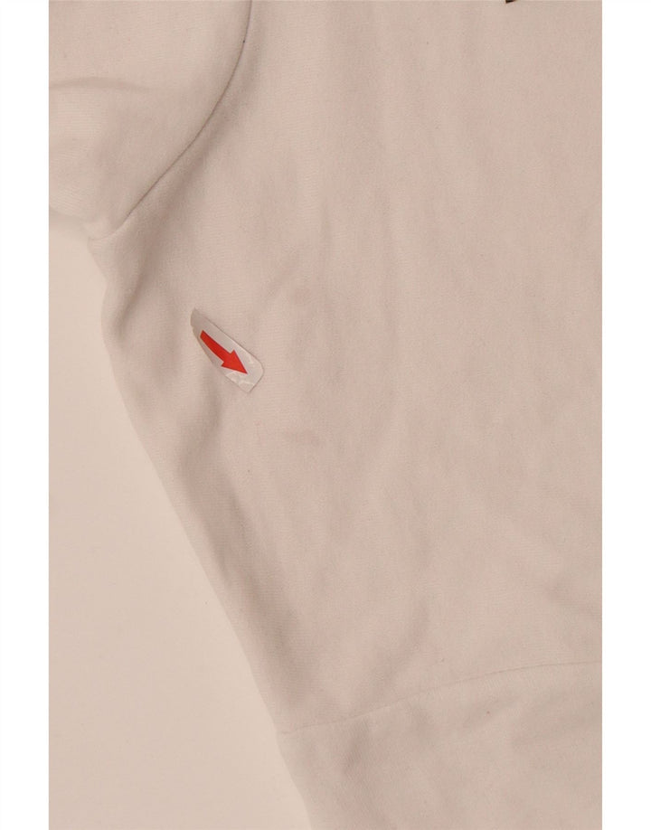 Женский джемпер с капюшоном Levi's Oversized UK 14, средний белый хлопок