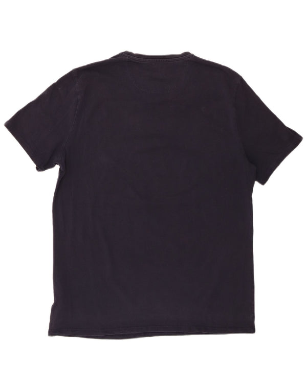 Мужская футболка Guess Slim Fit с рисунком, топ XL, темно-синий, хлопок