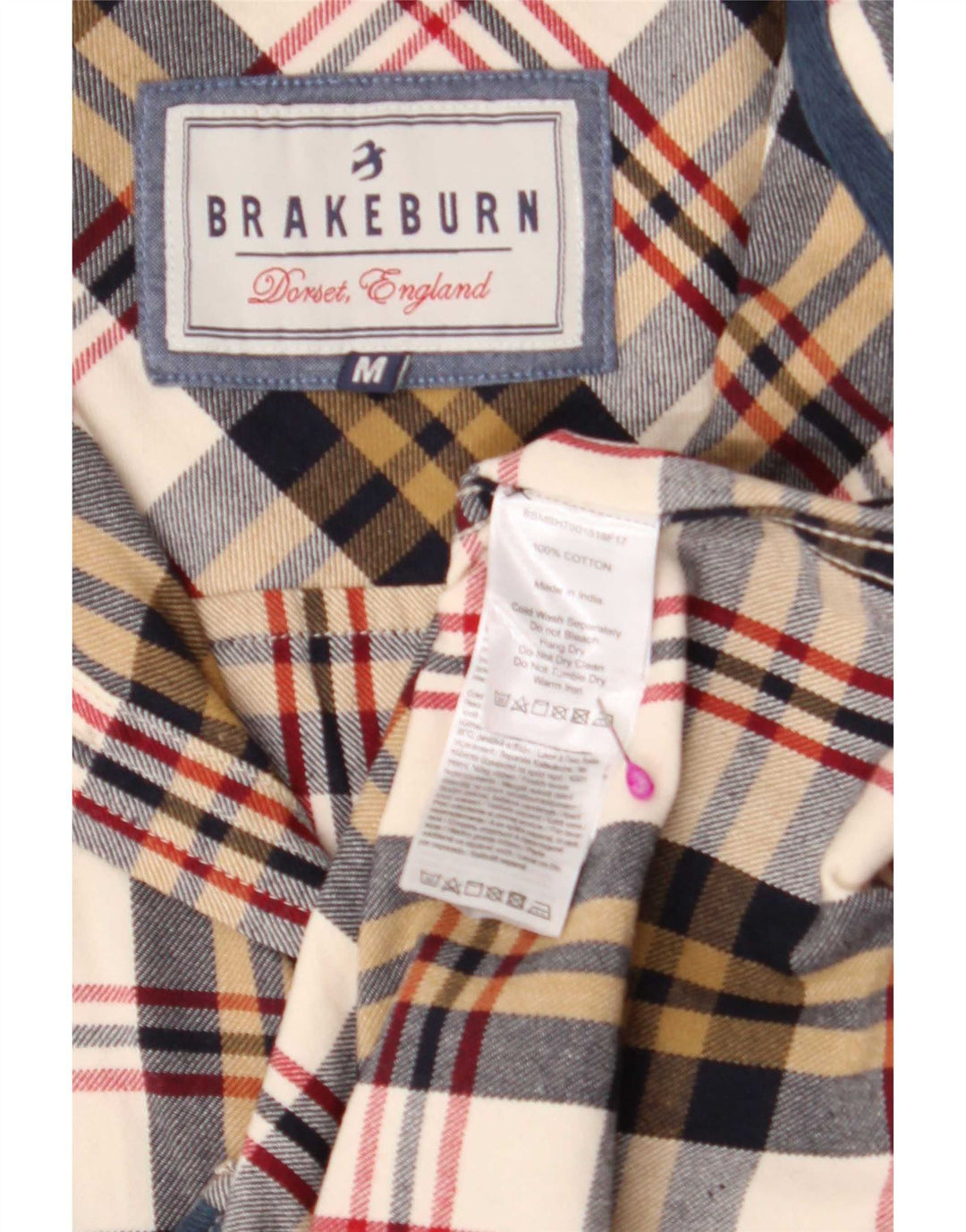 Brakeburn Мужская фланелевая рубашка, средний разноцветный клетчатый хлопок