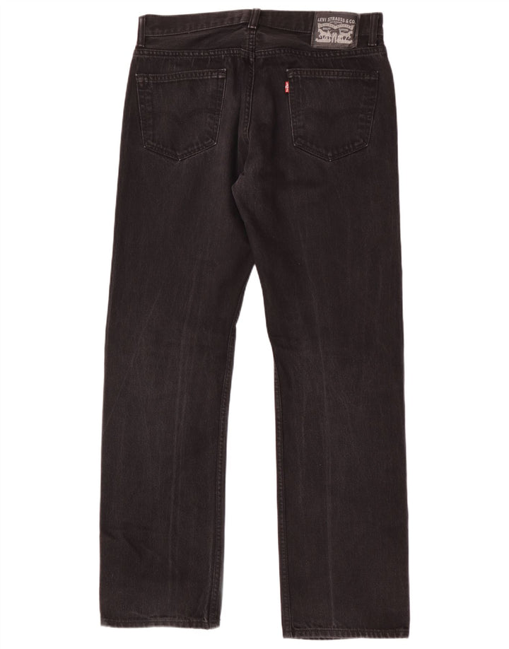 Мужские прямые джинсы Levi's W34 L34, черный хлопок