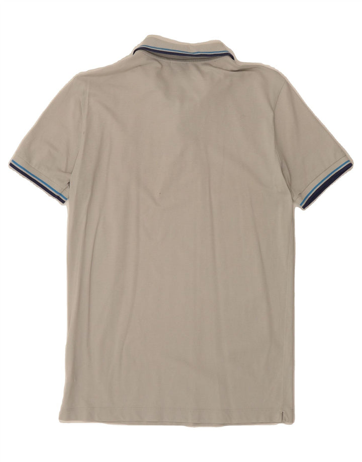 CALVIN KLEIN Mens Polo Shirt Medium Grey Cotton Vintage Calvin Klein and Second-Hand Calvin Klein from Messina Hembry 