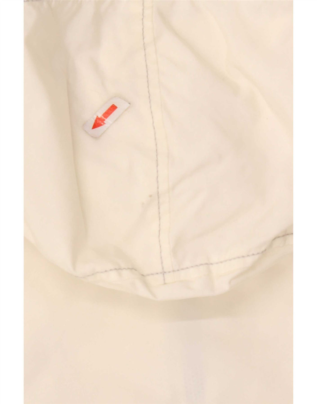 Refrigiwear Женская укороченная куртка-дождевик с капюшоном UK 12, средний белый полиамид
