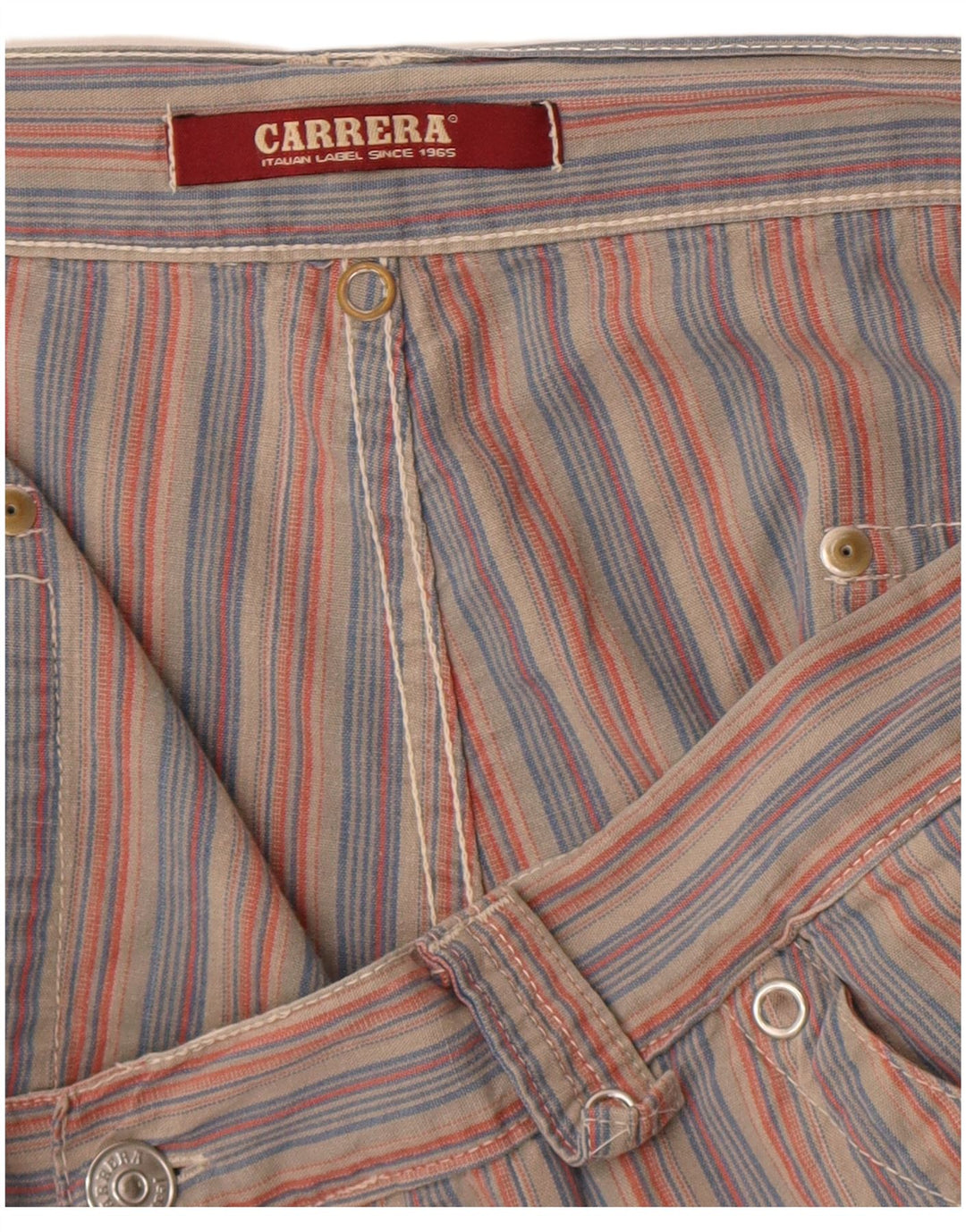Мужские шорты чинос Carrera W38 XL в красную полоску