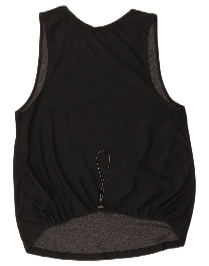 Женский жилет Nike Dri Fit Top UK 10, маленький черный полиэстер