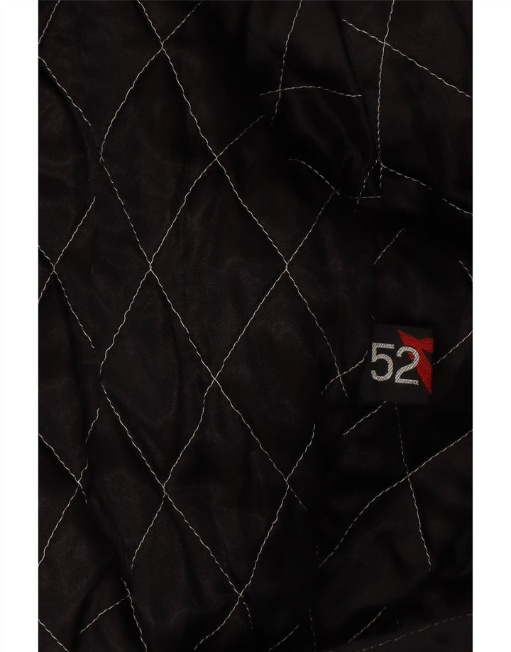 Мужская кожаная куртка Dainese IT 52, большая черная кожа