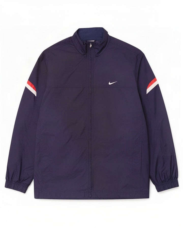 Мужская дождевик Nike UK 39/41, средний темно-синий, нейлон