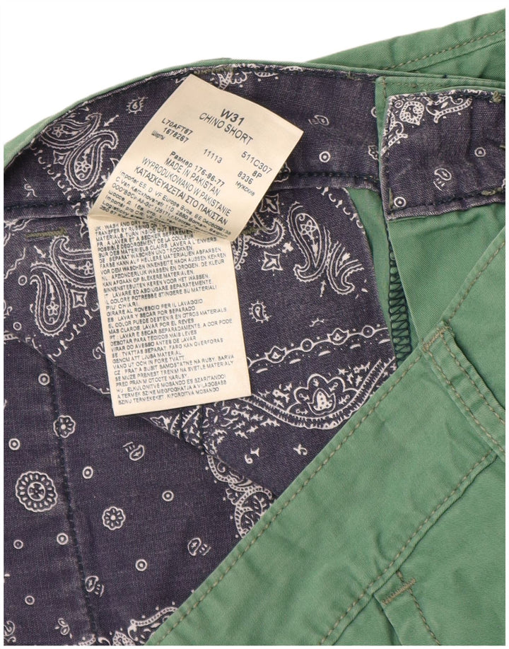 Мужские шорты чинос Lee W31, средний зеленый хлопок, хлопок