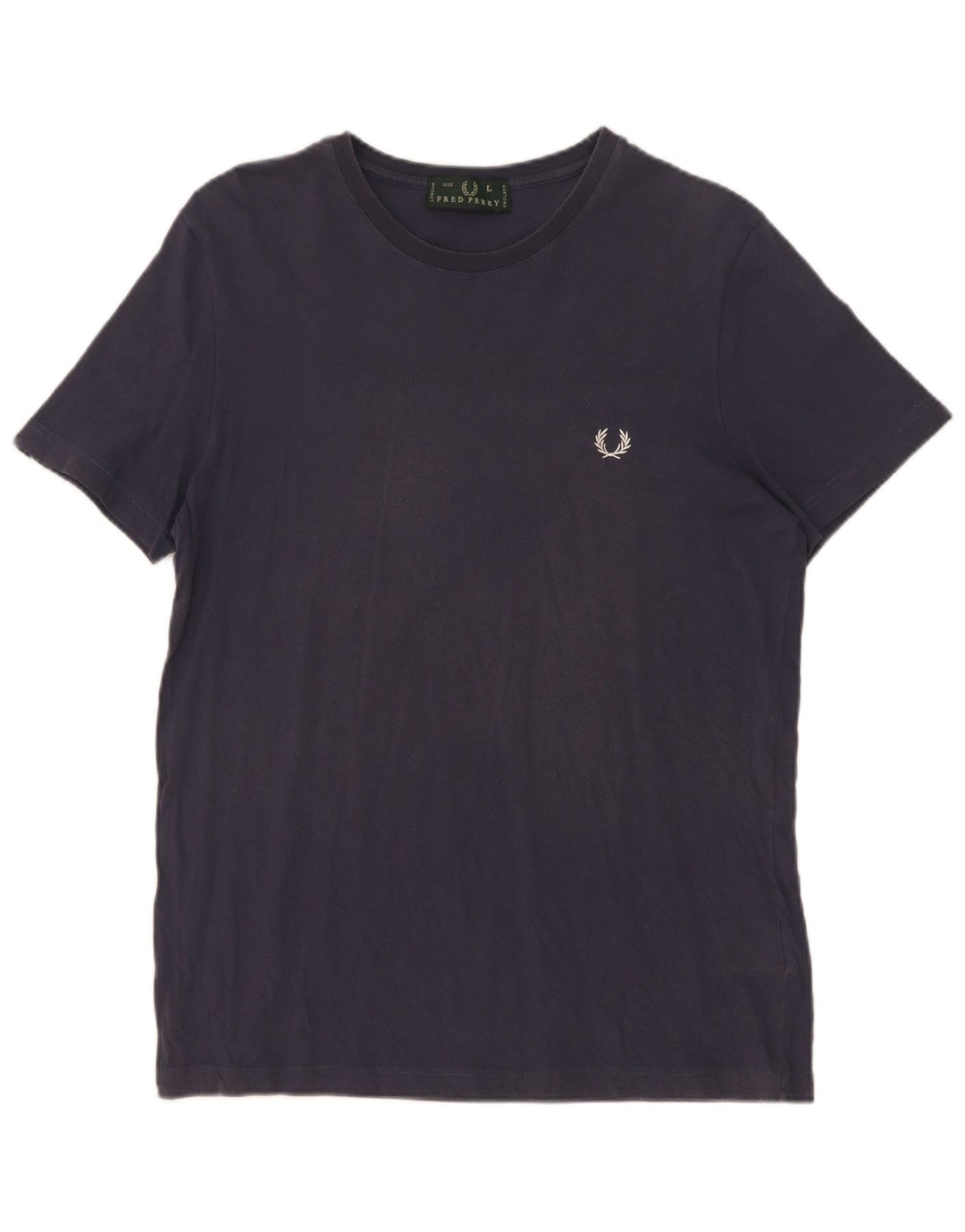 Мужская футболка Fred Perry, большой темно-синий хлопок