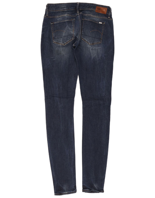 Женские джинсы G-Star 3301 Low Skinny W29 L34 Синие, хлопок
