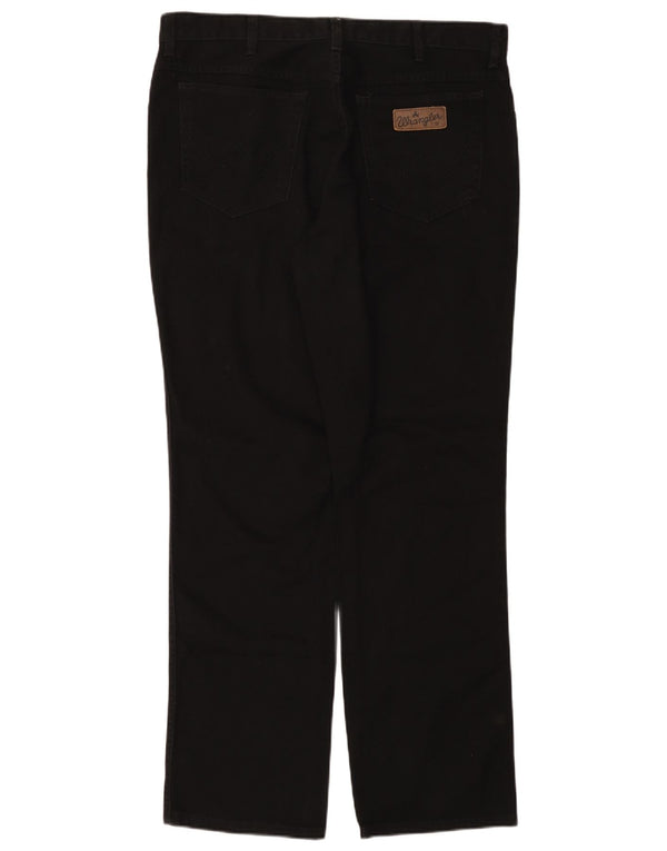 Мужские прямые джинсы WRANGLER Texas W38 L32, черный хлопок