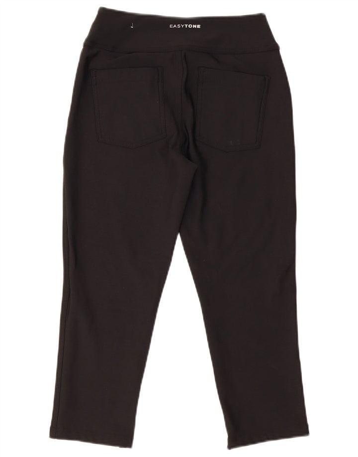 Женские леггинсы Reebok UK 8/10, маленькие, черные, полиамид