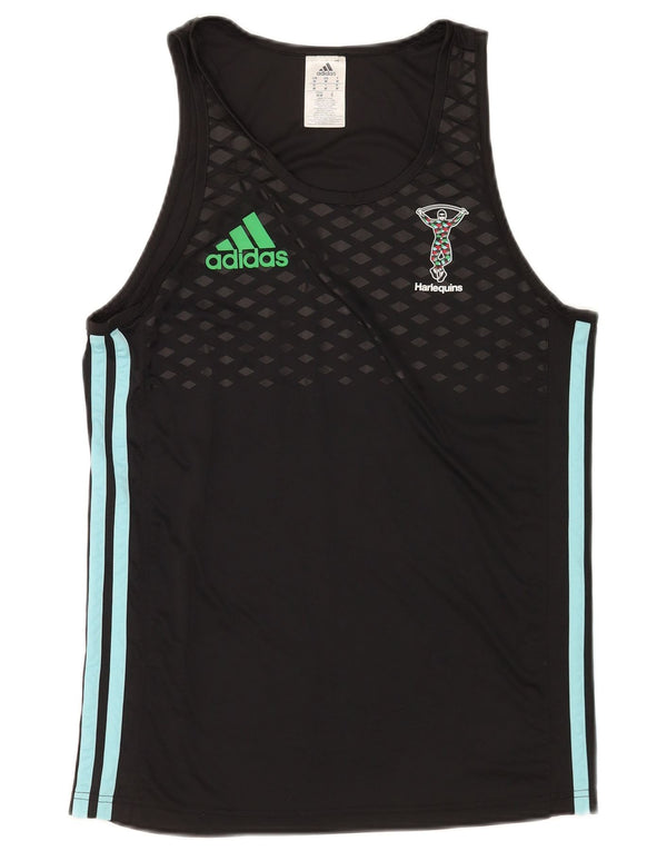 Adidas Mens Graphic Vest Top Medium Black Argyle/Diamond Polyester