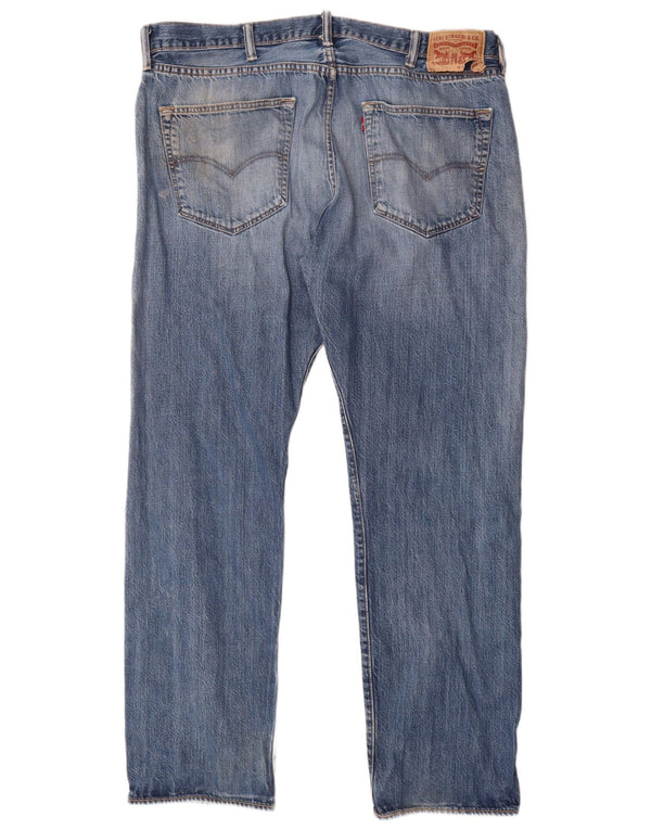 Мужские прямые джинсы Levi's W40 L32 синие, хлопок
