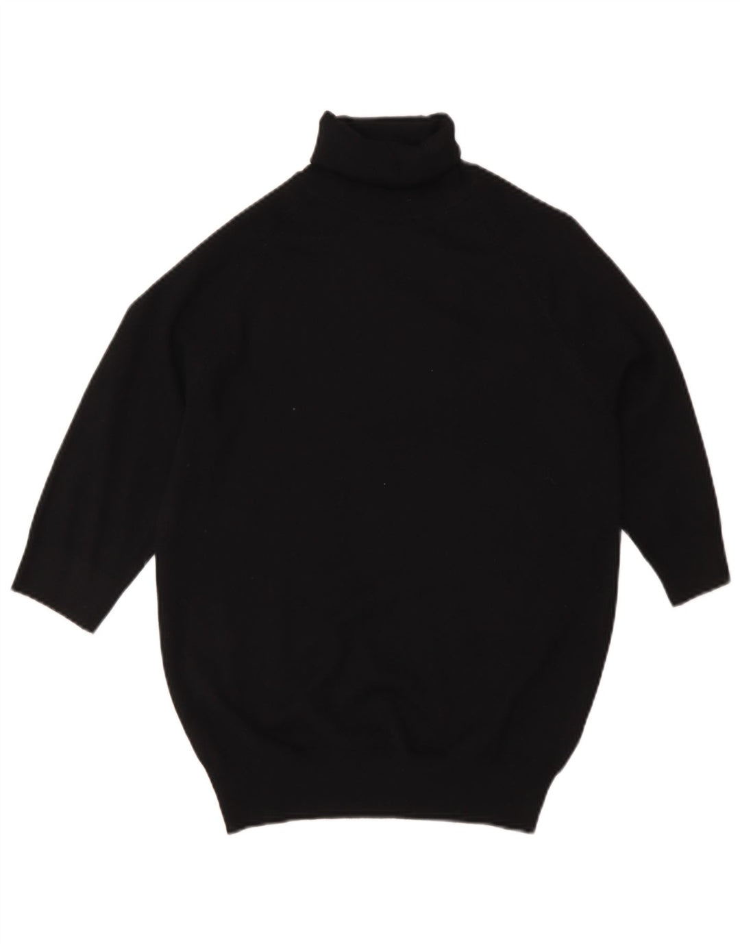Женский джемпер с коротким рукавом Zara UK 12, средний черный