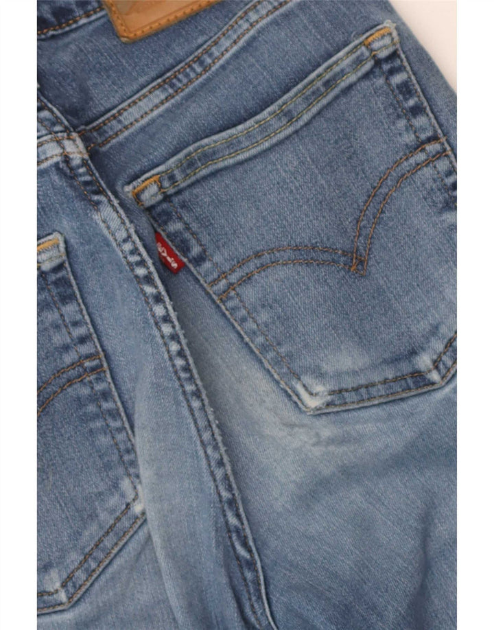 Женские расклешенные джинсы Levi's 726 W24 L32, синий хлопок