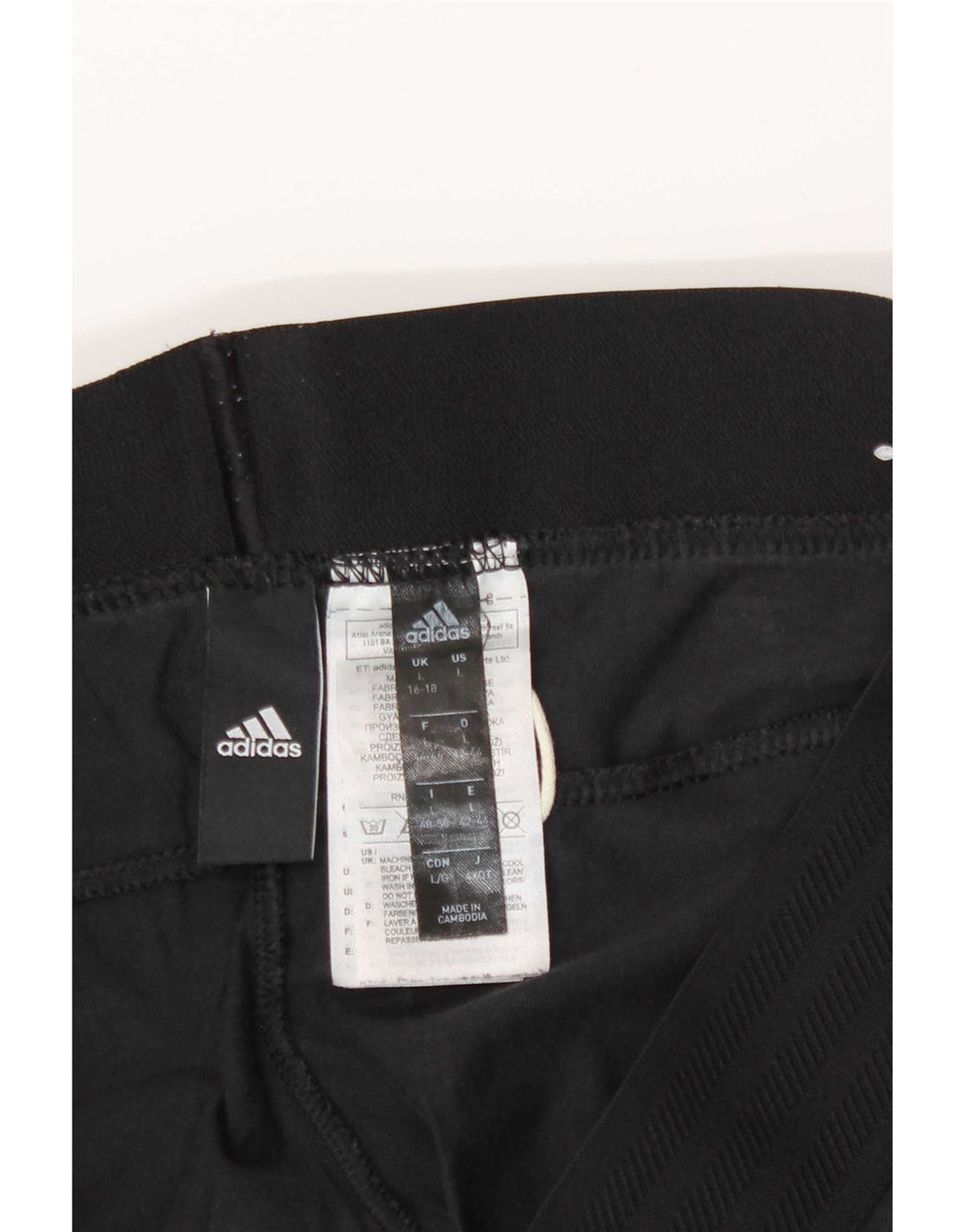Женские леггинсы Adidas UK 16/18, большие черные