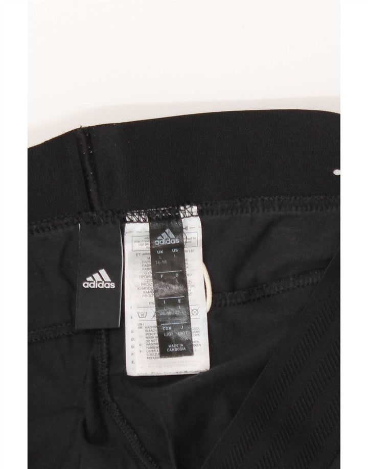 Женские леггинсы Adidas UK 16/18, большие черные