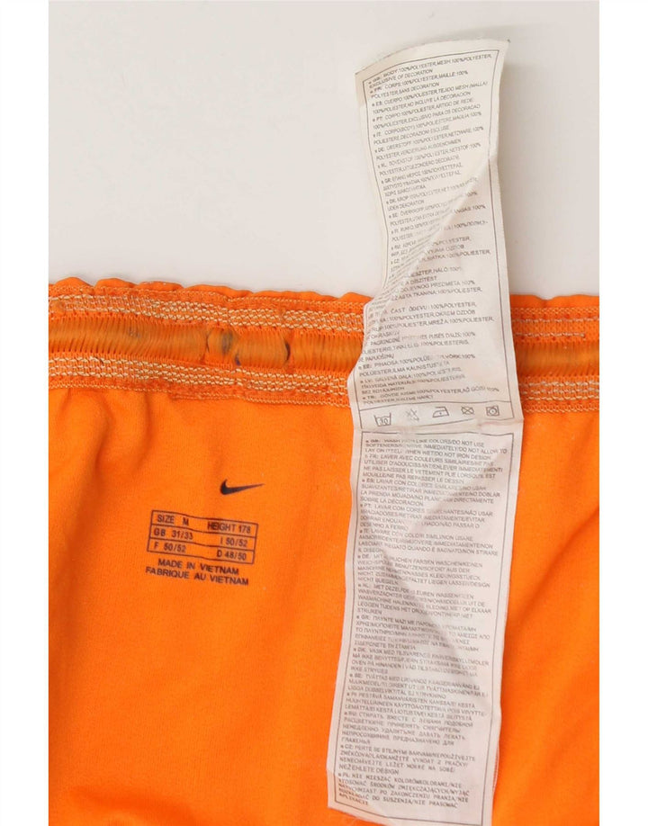 Мужские спортивные шорты Nike Barcelona с графическим рисунком, Великобритания 31/33, средний оранжевый полиэстер
