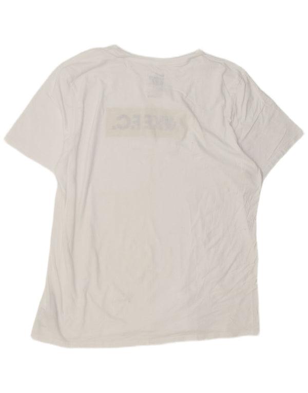 Мужская футболка Nike Athletic Fit с графическим рисунком 2XL, белая хлопковая спортивная футболка