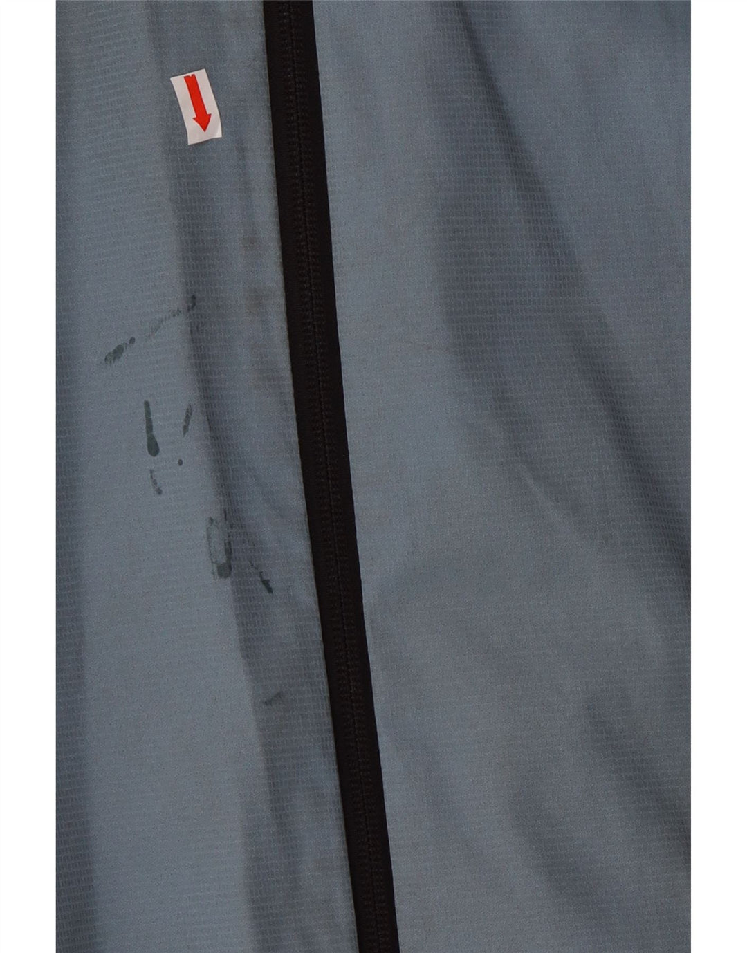 Женская дождевик с капюшоном Adidas UK 14, средний синий полиэстер