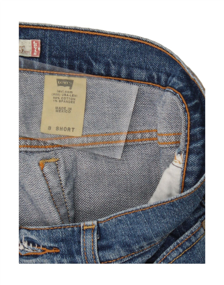 LEVI'S Womens Straight Jeans US 8 Medium W32 L30 Blue Cotton Vintage Levi's and Second-Hand Levi's from Messina Hembry 