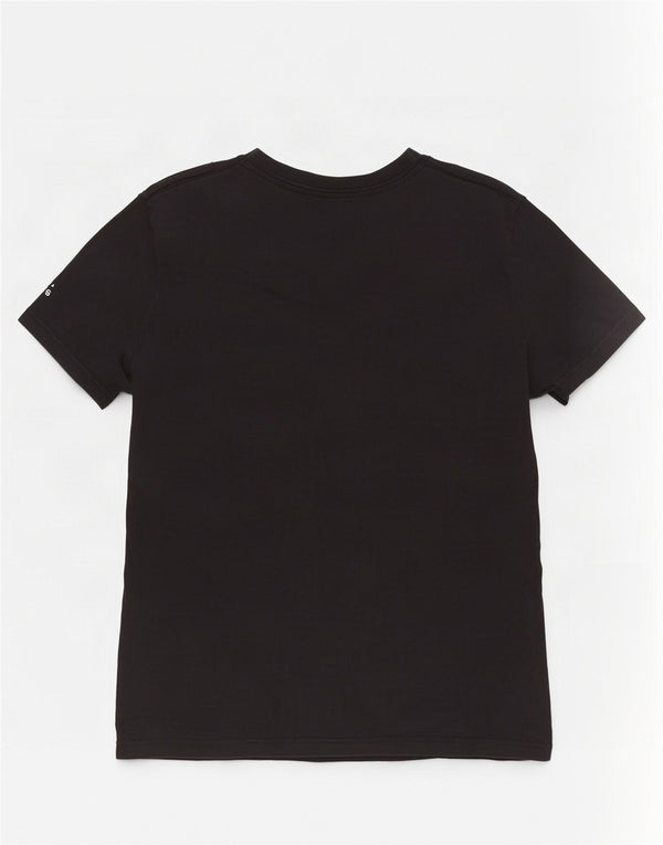 Женская футболка Adidas Slim Fit с рисунком, топ UK 20/22 XL, черный хлопок