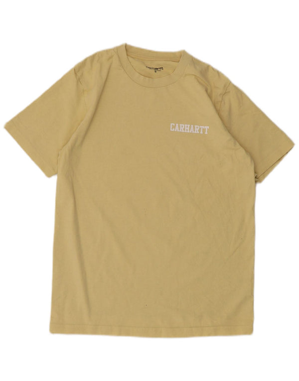 Мужская футболка Carhartt, маленький желтый хлопок
