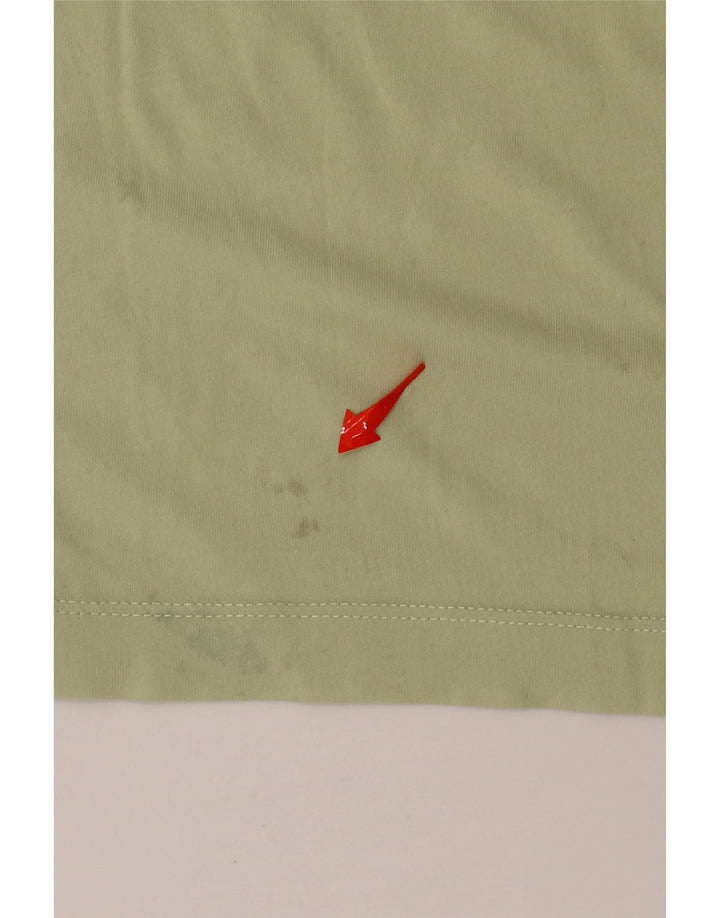NIKE Mens T-Shirt Top Medium Green Cotton