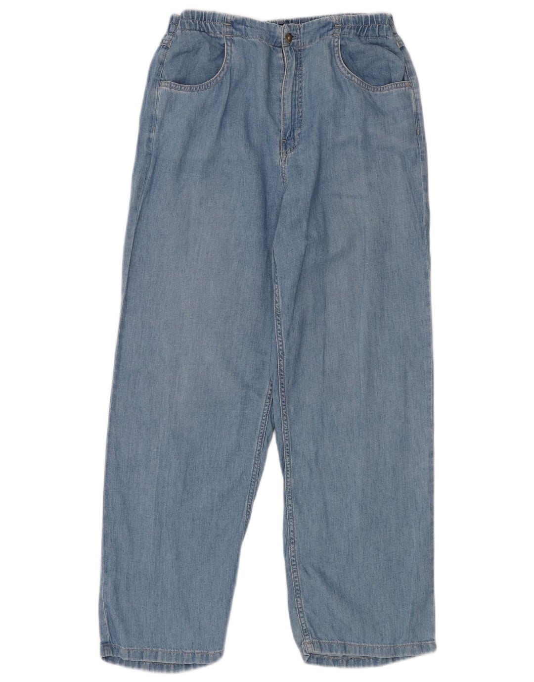 Женские свободные джинсы Massimo Dutti с высокой посадкой W28 L28 синие