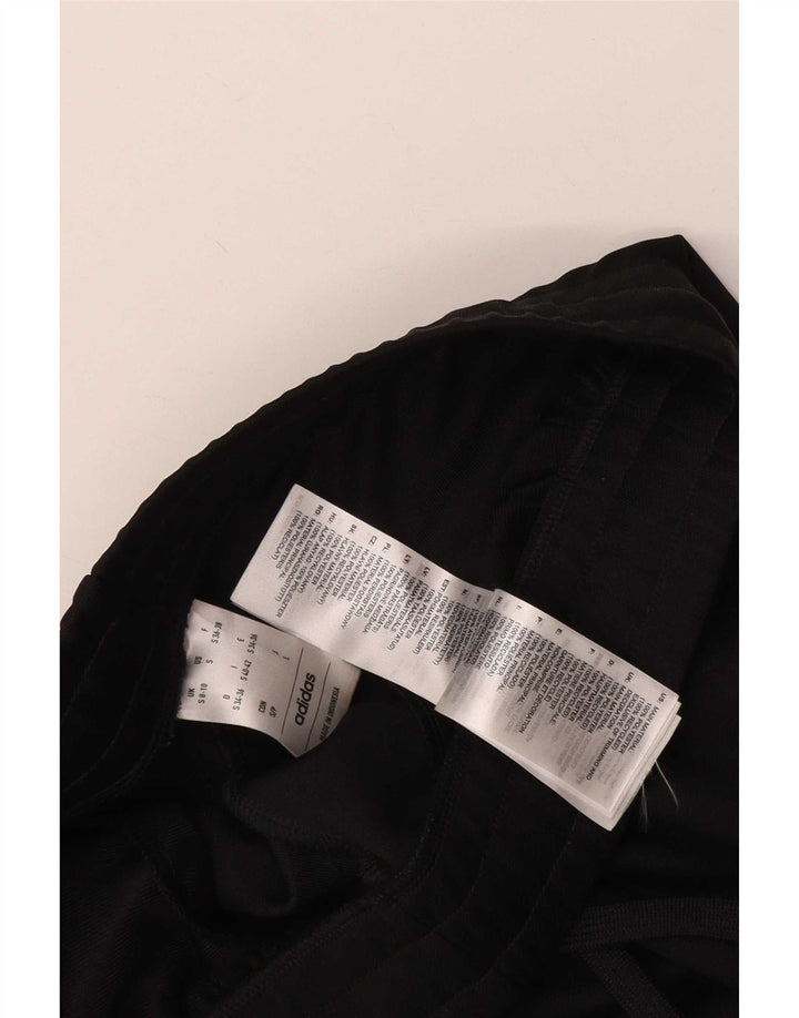 Женские спортивные брюки Adidas UK 8/10, маленький черный полиэстер